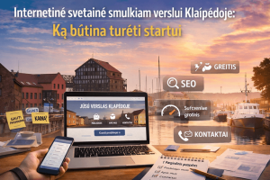 svetaine smulkiam verslui Klaipedoje - internetine svetaine