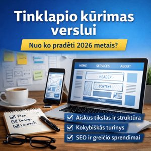 Tinklapio kūrimas verslui