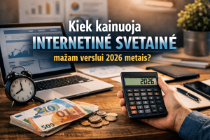 Kiek kainuoja internetinė svetainė