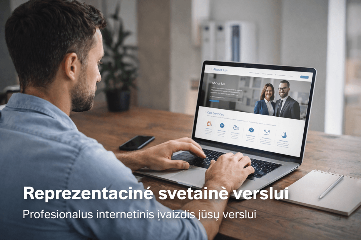 Reprezentacinė svetainė verslui