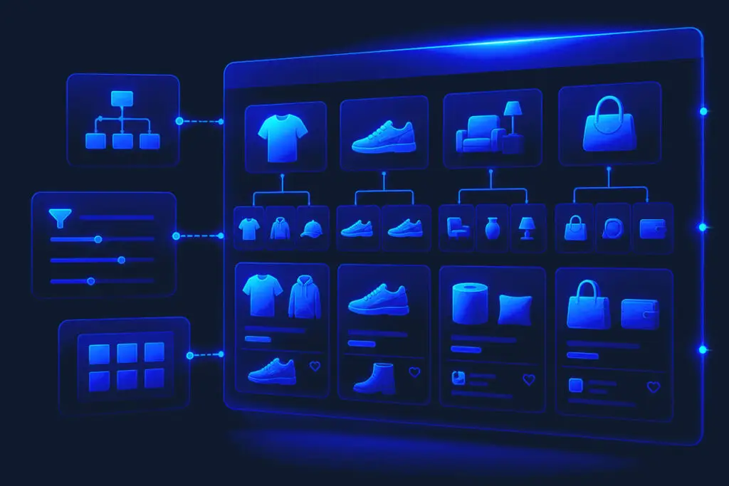 Internetinės parduotuvės produktų kategorijų ir pateikimo struktūros planavimas